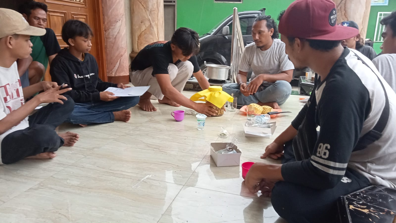 praktek Pembuatan Teh Pace 