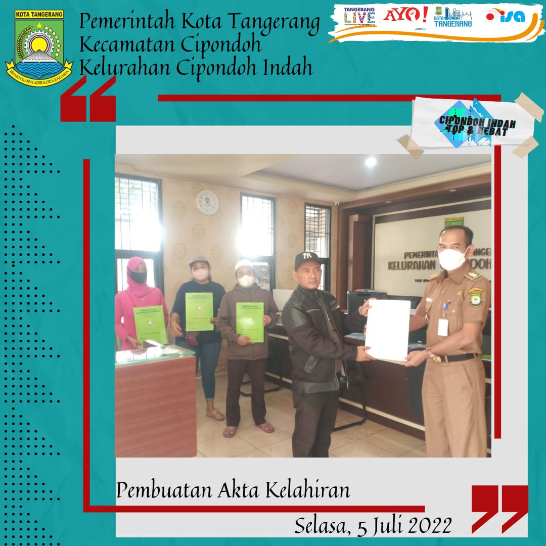 Pelayanan Akta Kelahiran