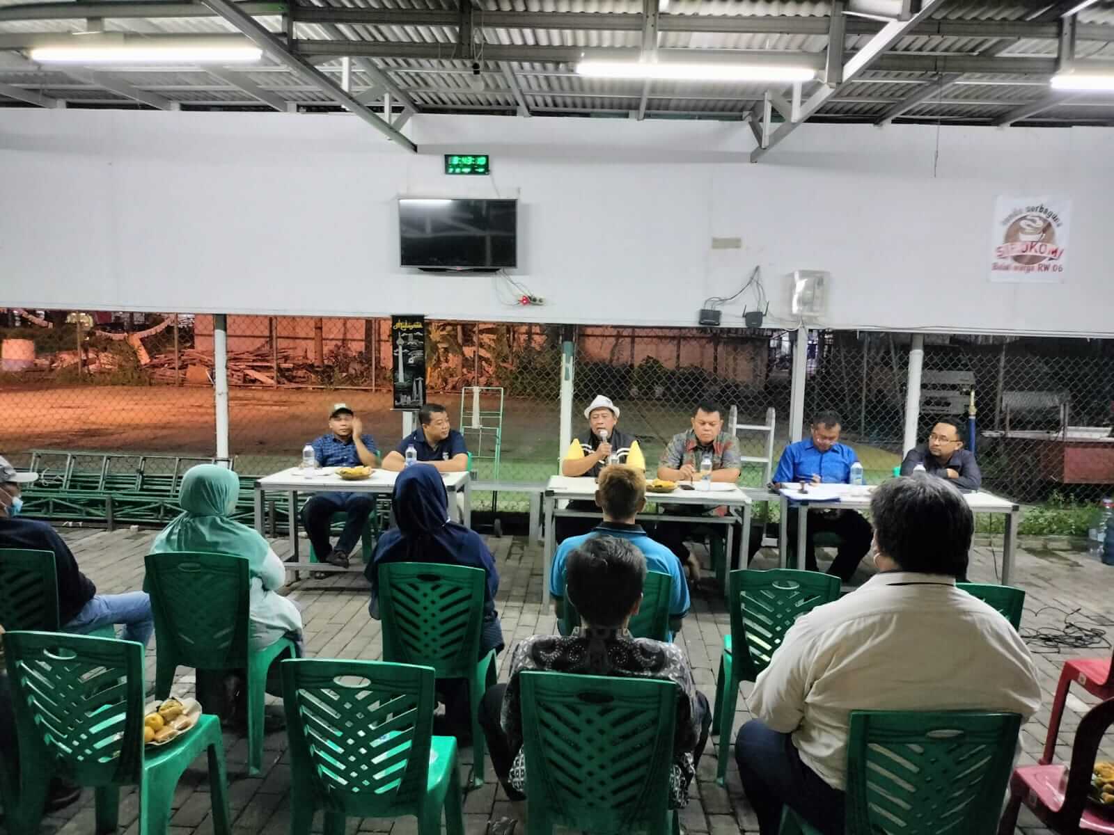 Musyawarah Pembentukan Panitia Pemilihan Calon Ketua RW. 0O6   Kelurahan Poris Plawad Utara 