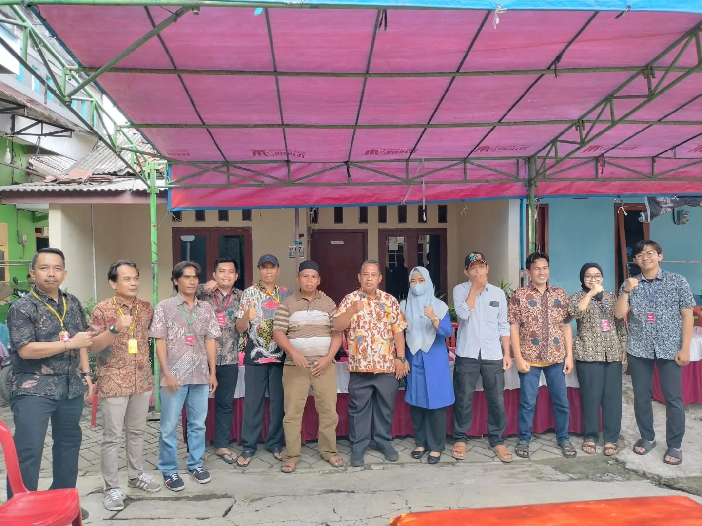 Lurah Poris Plawad Utara Monitoring Proses Pemilihan RT.006 Rw.002.