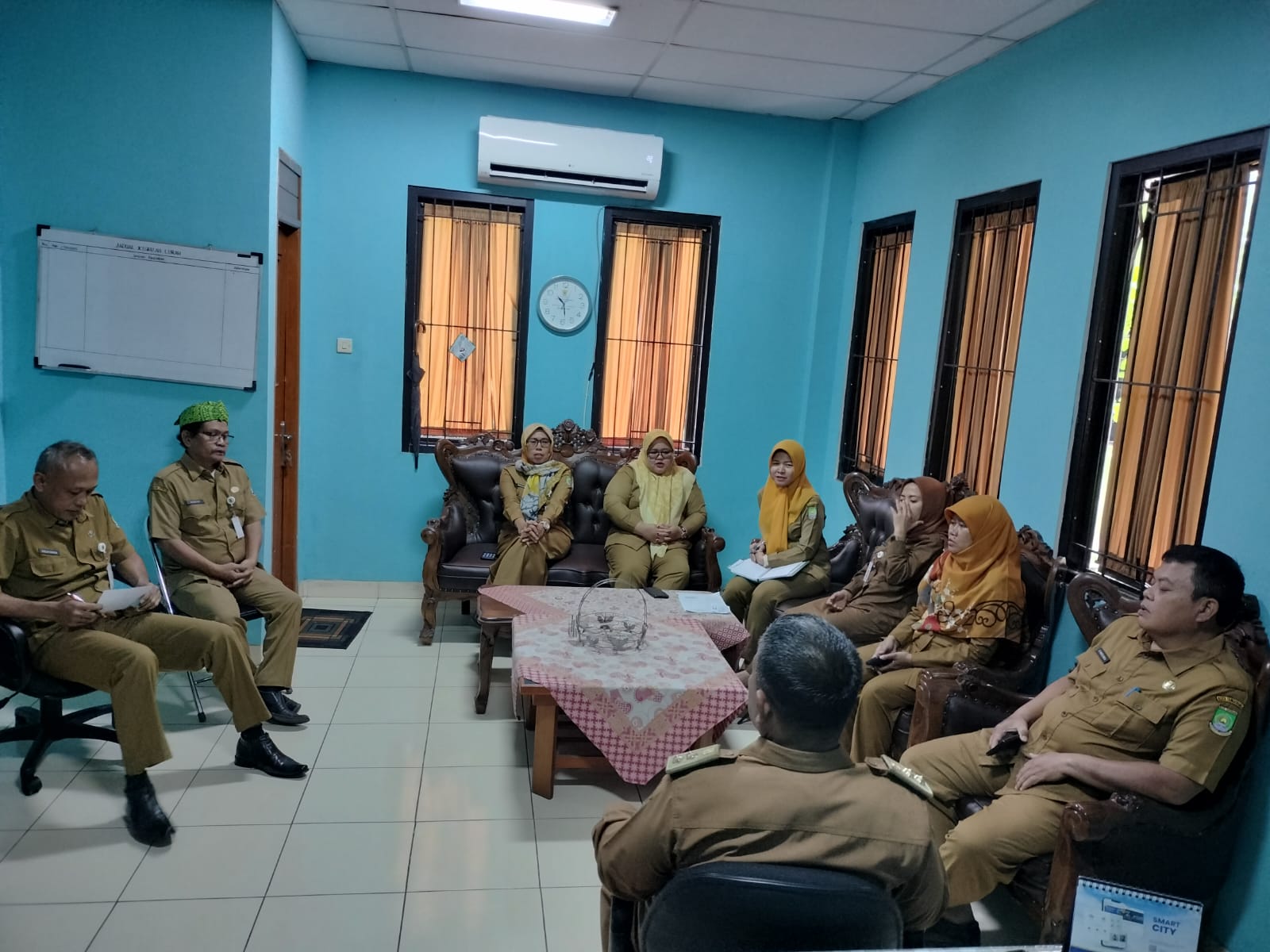Lurah Poris Plawad Utara Lakukan Briefing Rutin