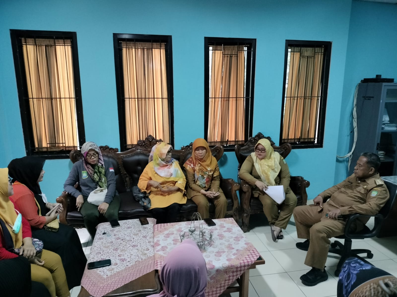 Lurah Poris Plawad Utara Lakukan Briefing dengan PSM