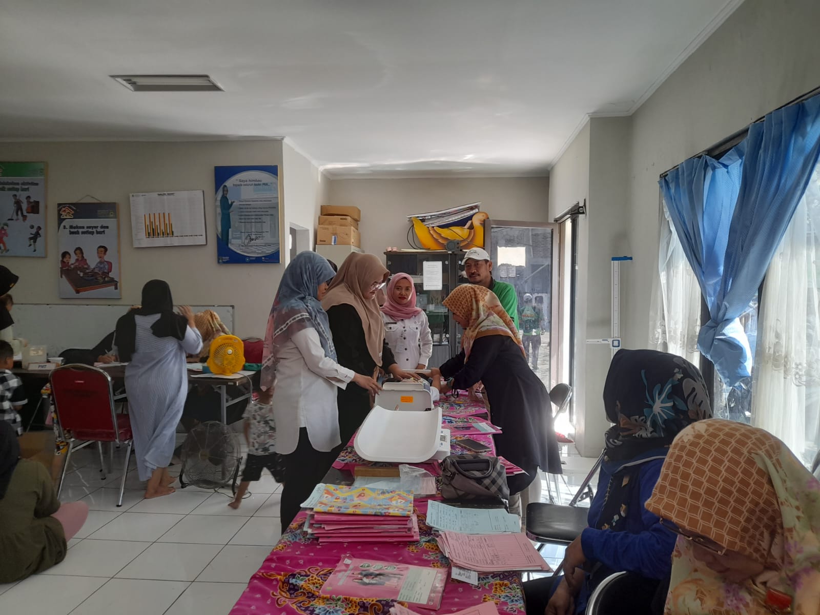 Monitoring Pelaksanaan Posyandu Kutilang RW 02  Kelurahan Poris Plawad Utara