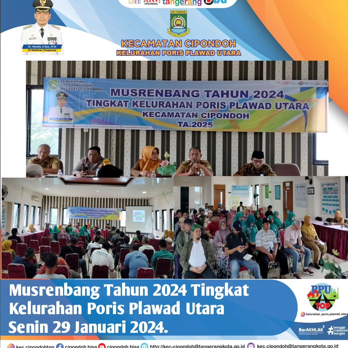 MUSRENBANG TAHUN 2024 TINGKAT KELURAHAN PORIS PLAWAD UTARA